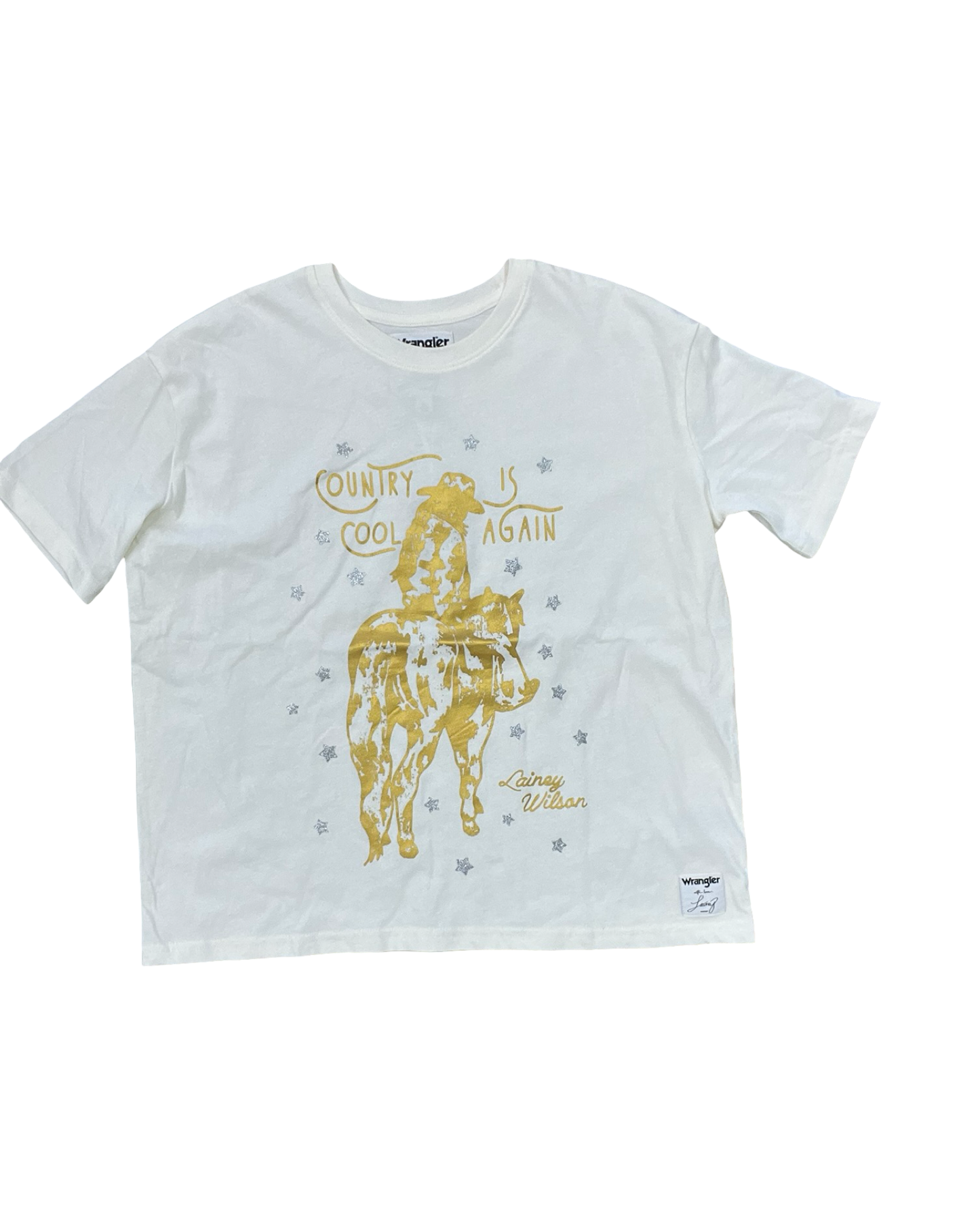 Top Ss By Wrangler In Cream, Size:L