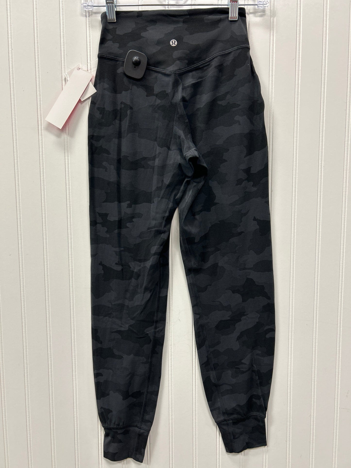 Athletic Leggings By Lululemon In Grey, Size:2