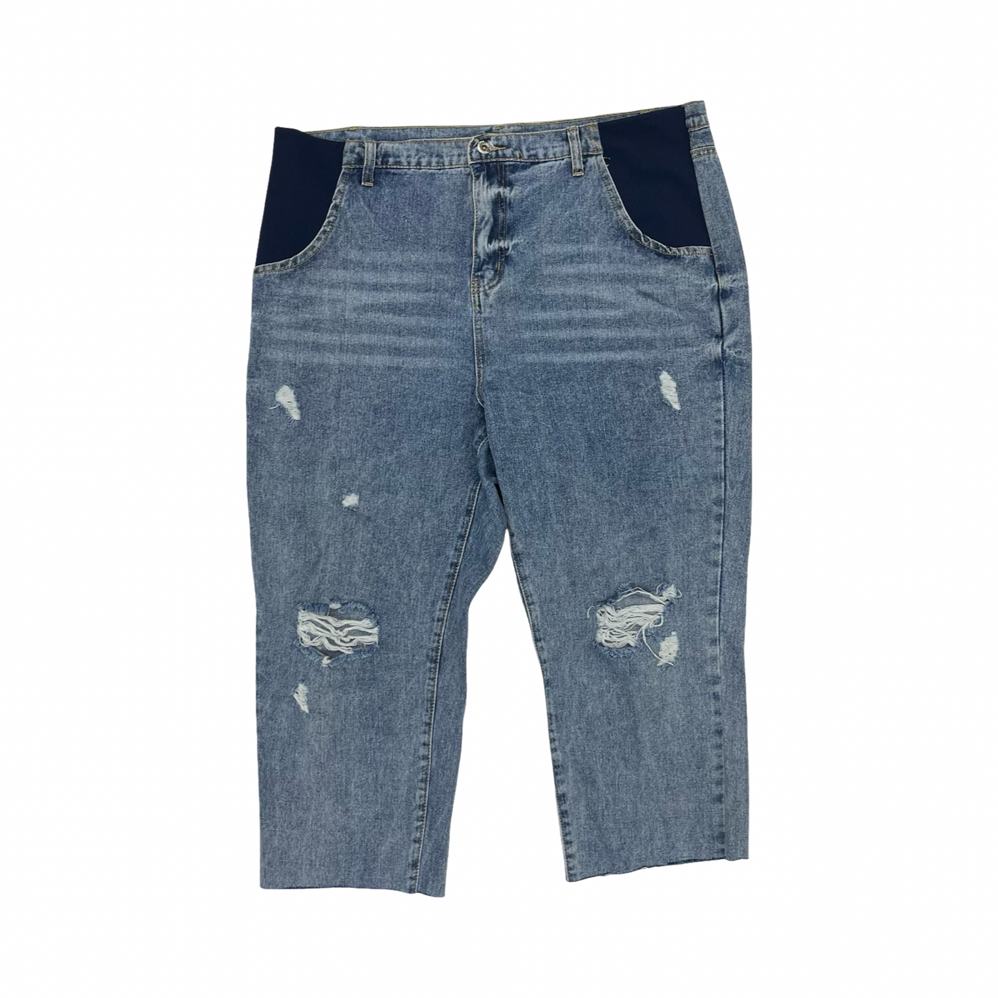 Mat Jeans By Cme In Blue Denim, Size:Xxl