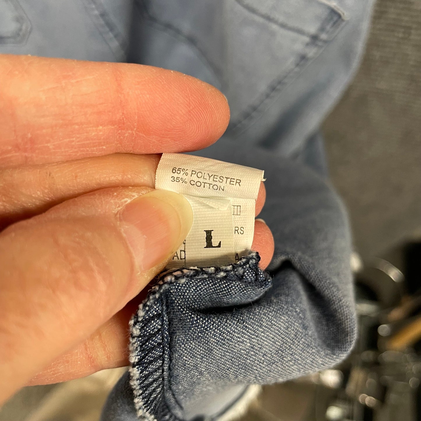 Dress Casual Midi By Cmf In Blue, Size: L