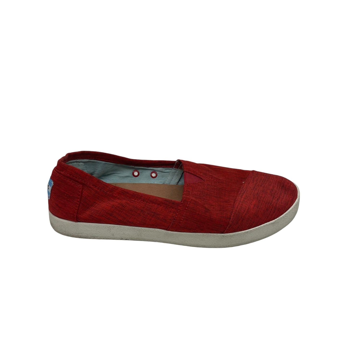 Shoes Flats By Toms In Red, Size:8