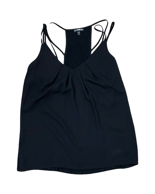 Top Sleeveless By Express In Black, Size:L