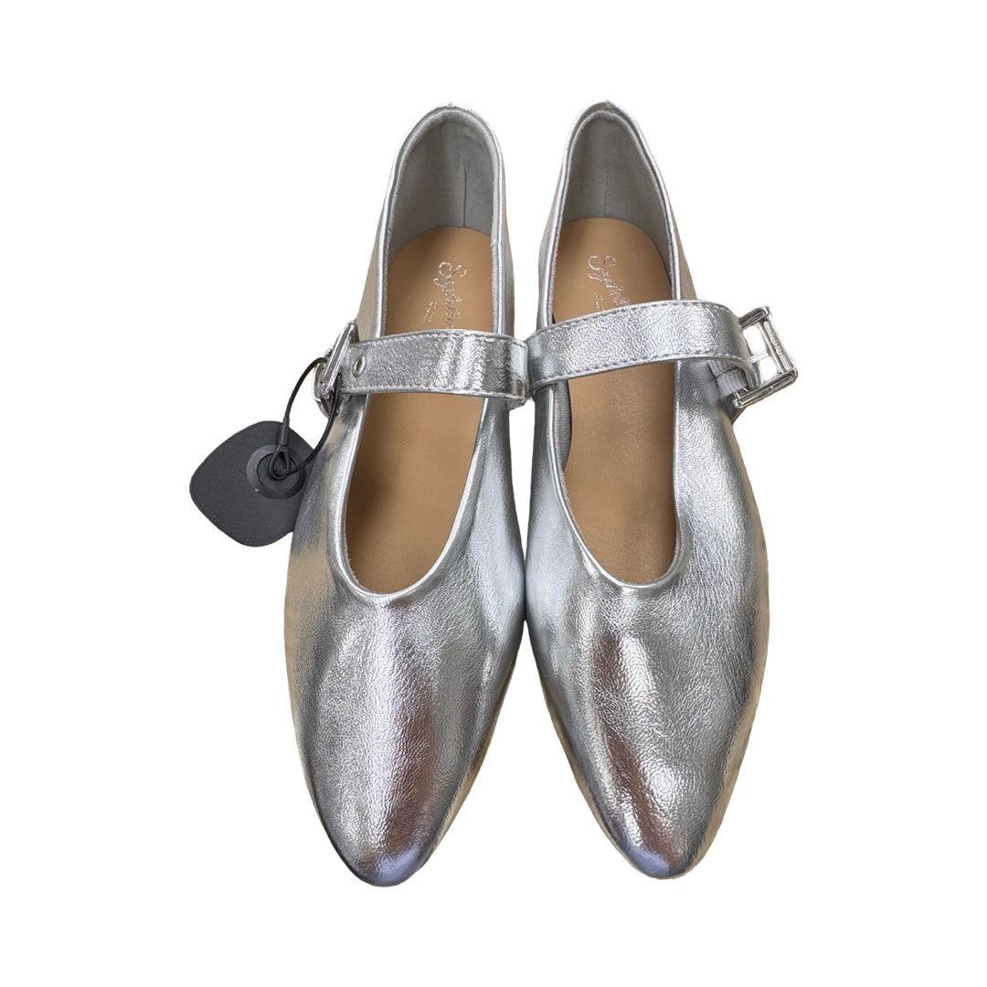 Shoes Flats By Seychelles In Silver, Size:8.5