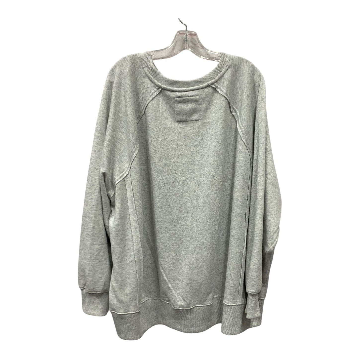 SWEATSHIRT COLLAR by AMERICAN EAGLE In GREY, Size: XXL