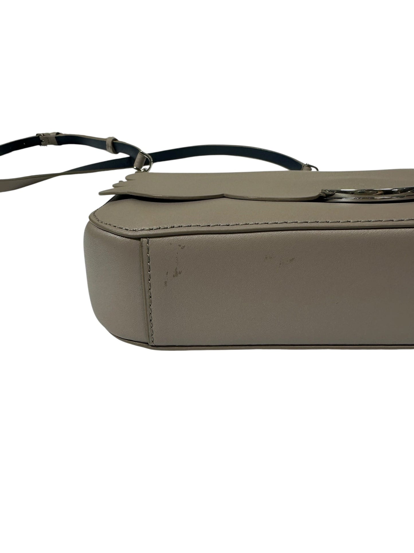 Crossbody Designer By Kate Spade In Taupe, Size:Small