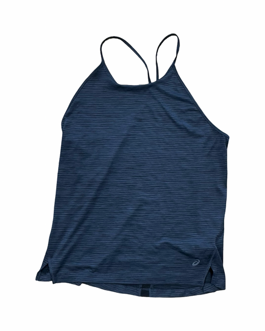 Athletic Tank Top By Asics In Grey, Size:S