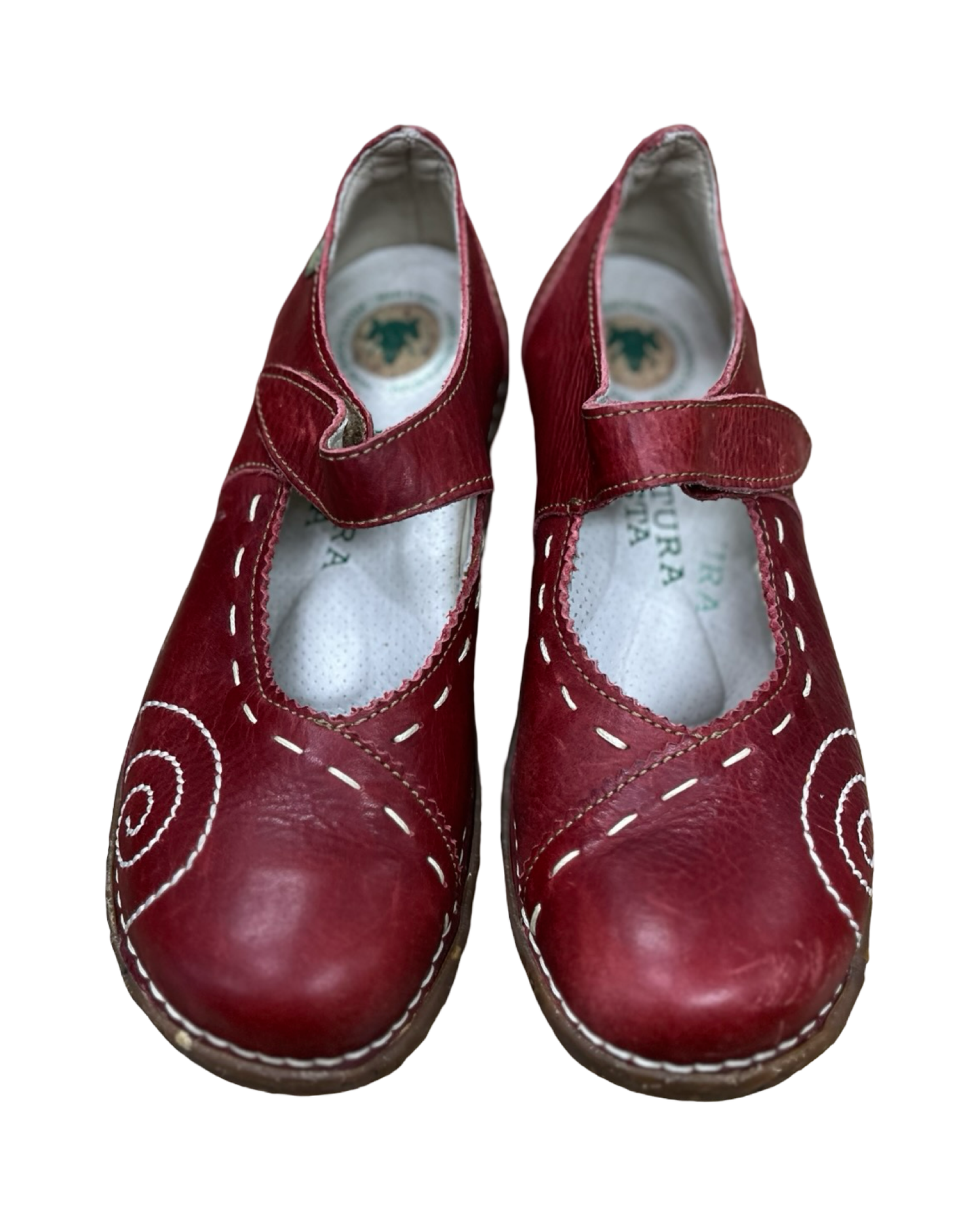 Shoes Flats By Clothes Mentor In Red, Size:6.5