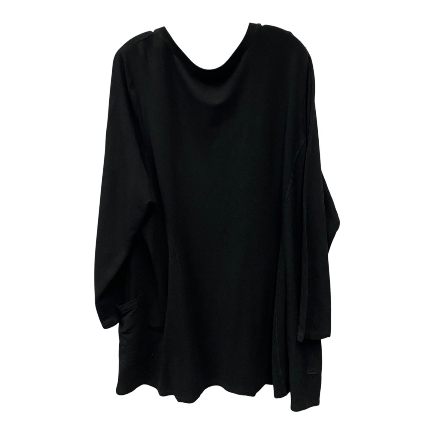 Top Ls By Susan Graver In Black, Size:3X