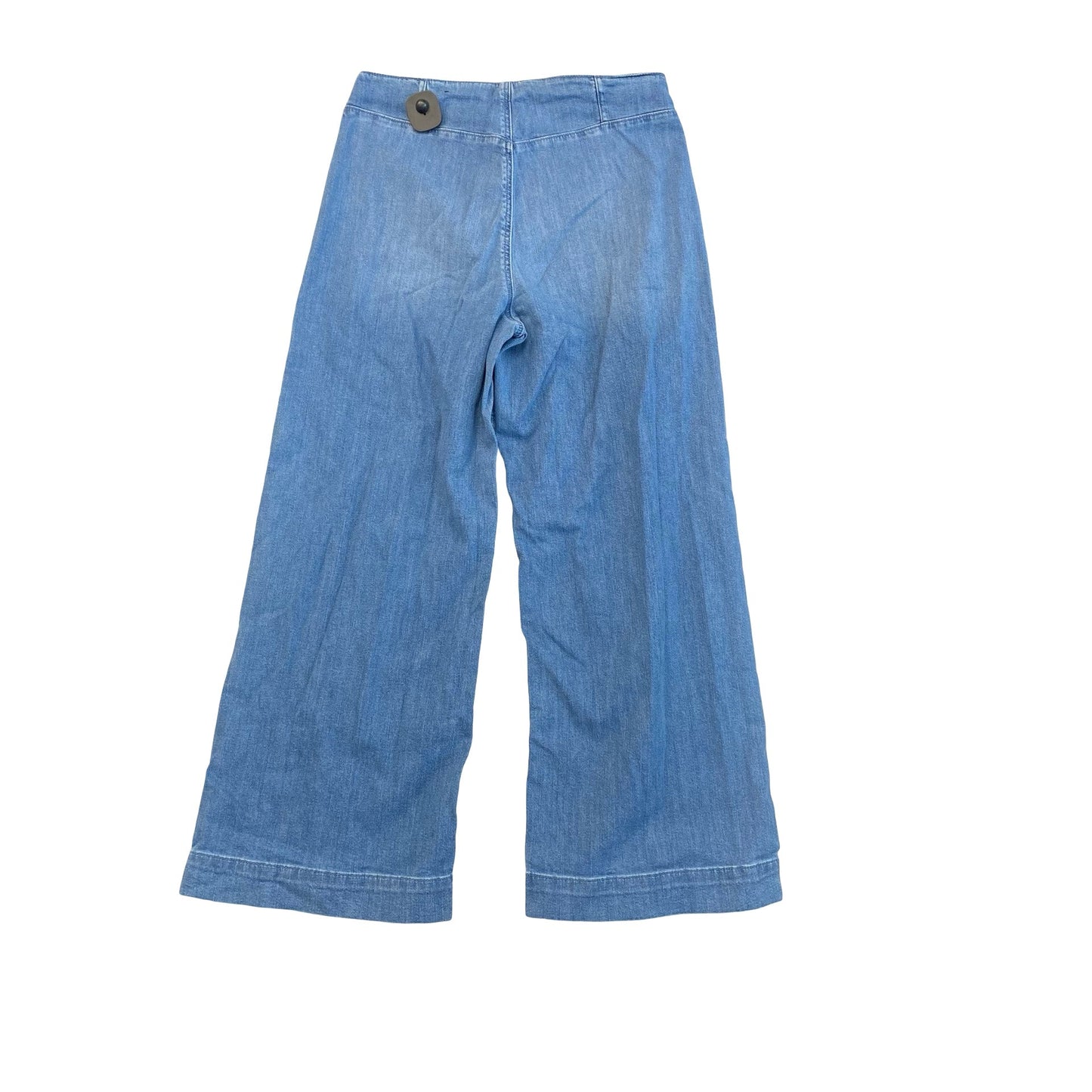 Jeans Wide Leg By American Eagle In Blue Denim, Size:10