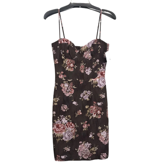 Dress Party Short By H&M In Floral Print, Size:Xs