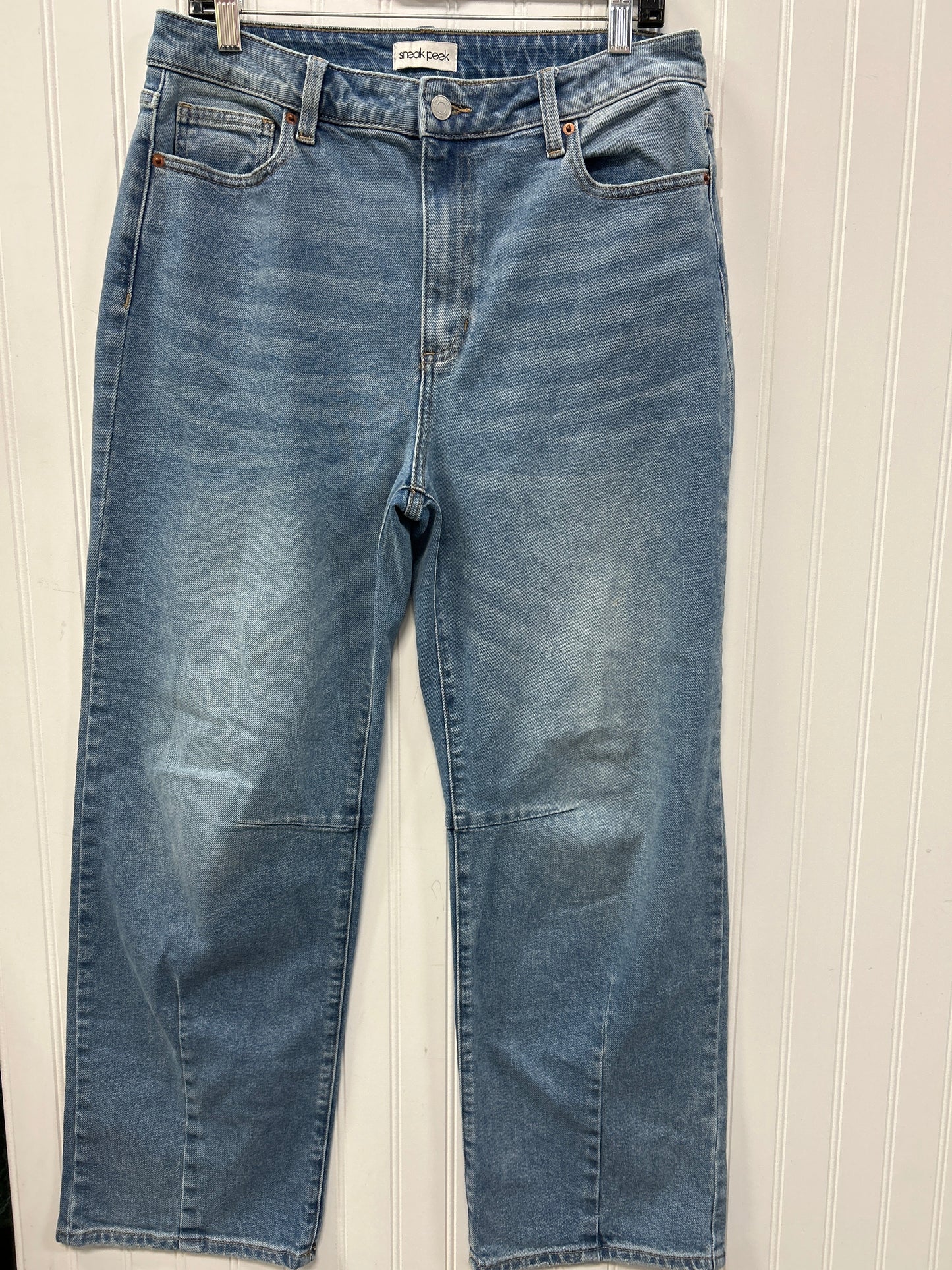 Jeans Wide Leg By Sneak Peek In Blue Denim, Size:8