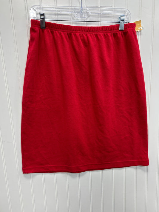 Skirt Midi By Coldwater Creek In Red, Size:M