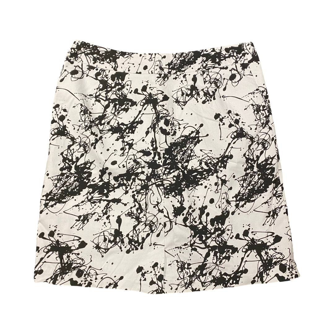 Skort By Charlie B In Black & White, Size:10