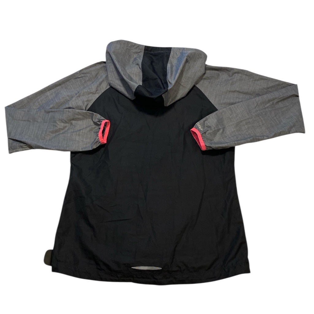 Athletic Jacket By Under Armour In Black & Grey, Size:S
