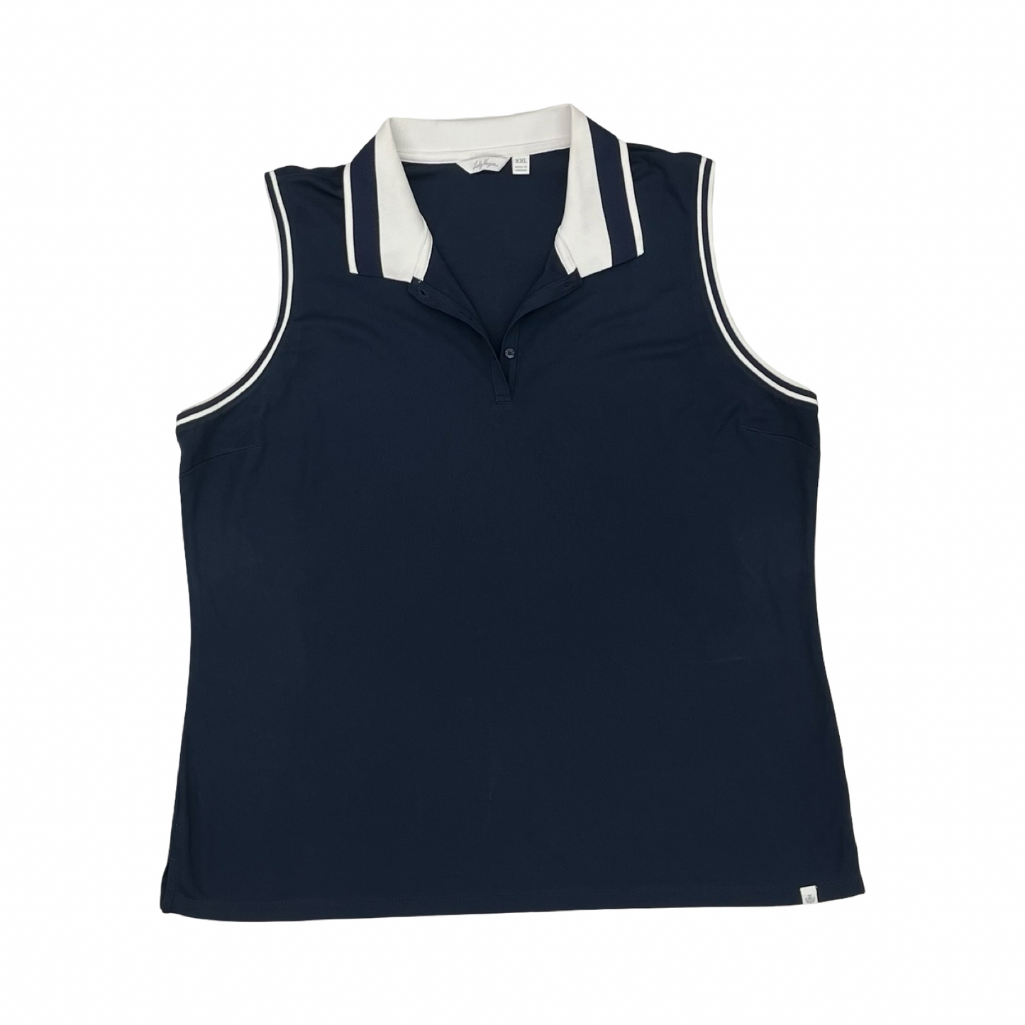 Athletic Tank Top By Lady Hagen In Navy, Size:Xxl