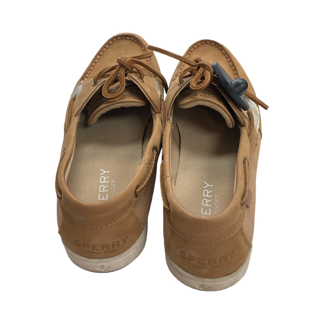 Shoes Flats By Sperry In Tan, Size:9.5