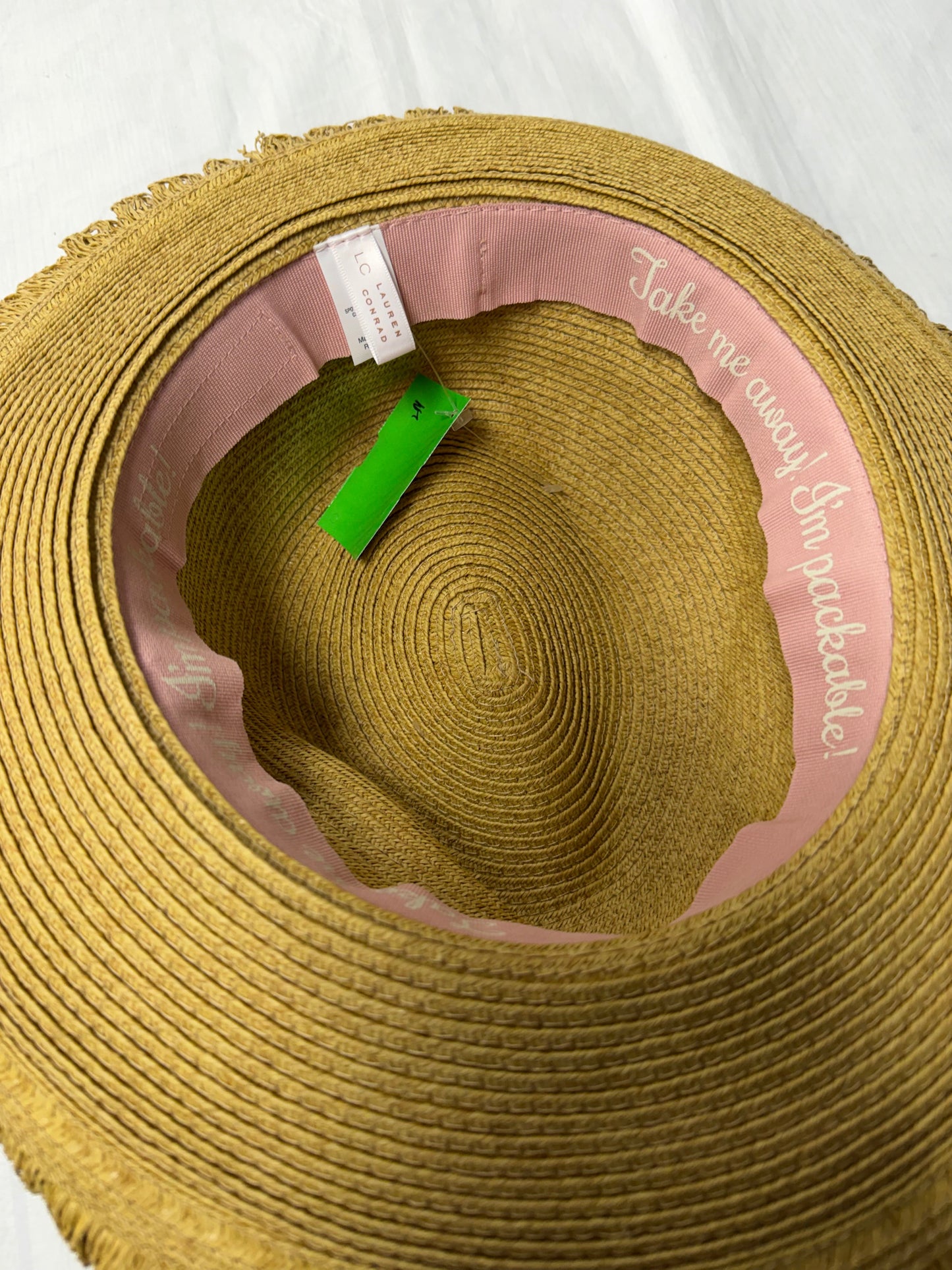 Hat Floppy By Lc Lauren Conrad In Beige