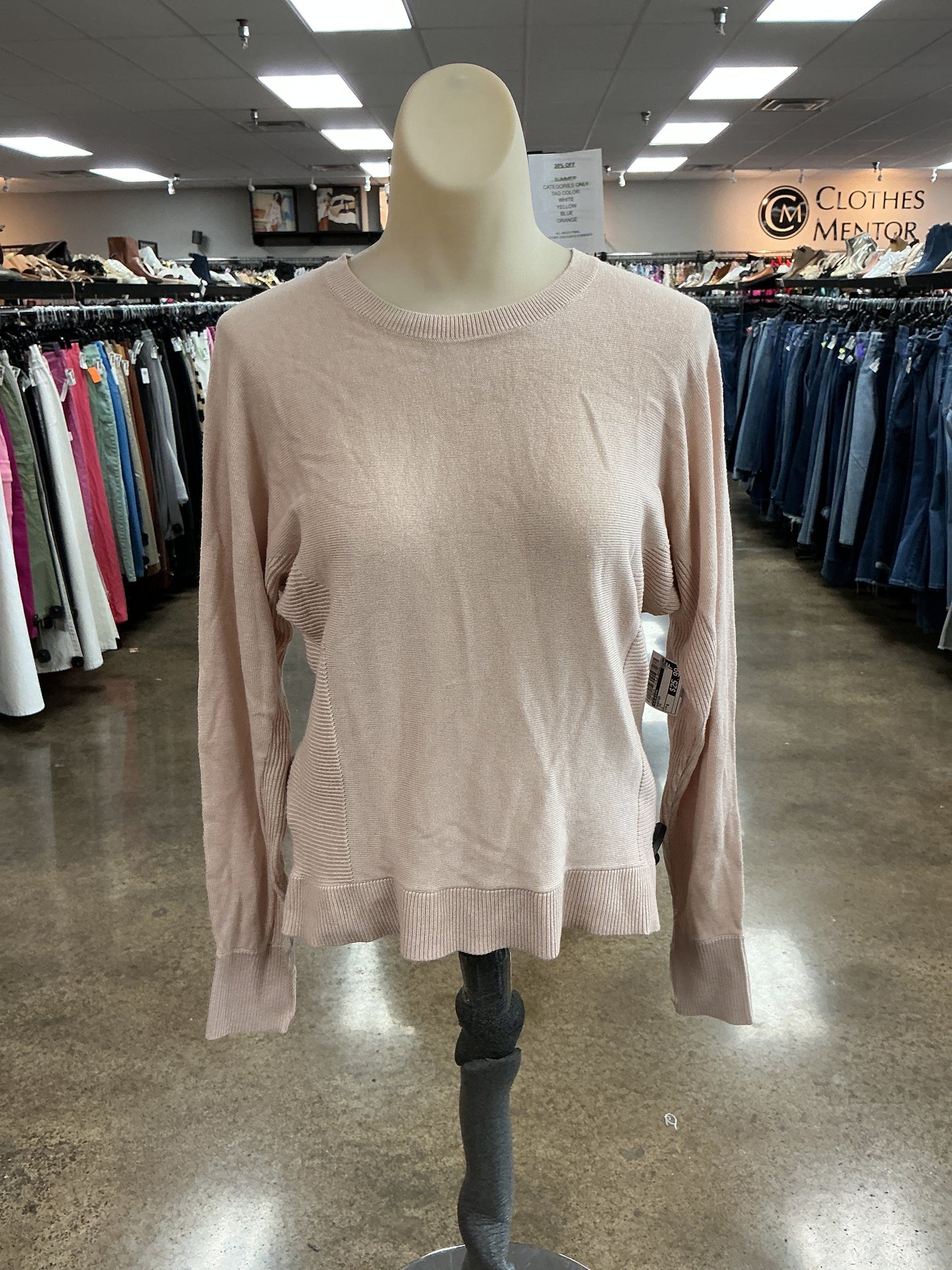 Sweater By Lululemon In Tan, Size:6