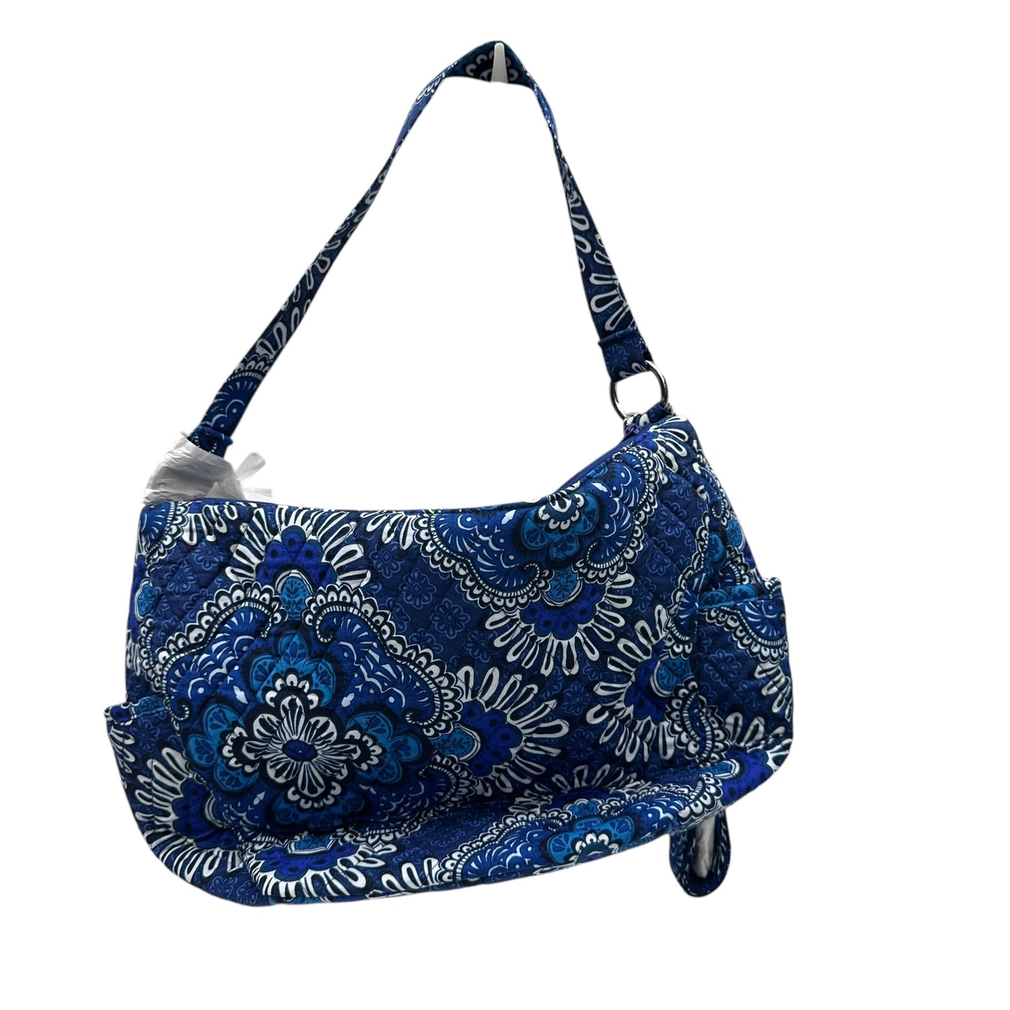 Handbag By Vera Bradley In Blue & White, Size:Large