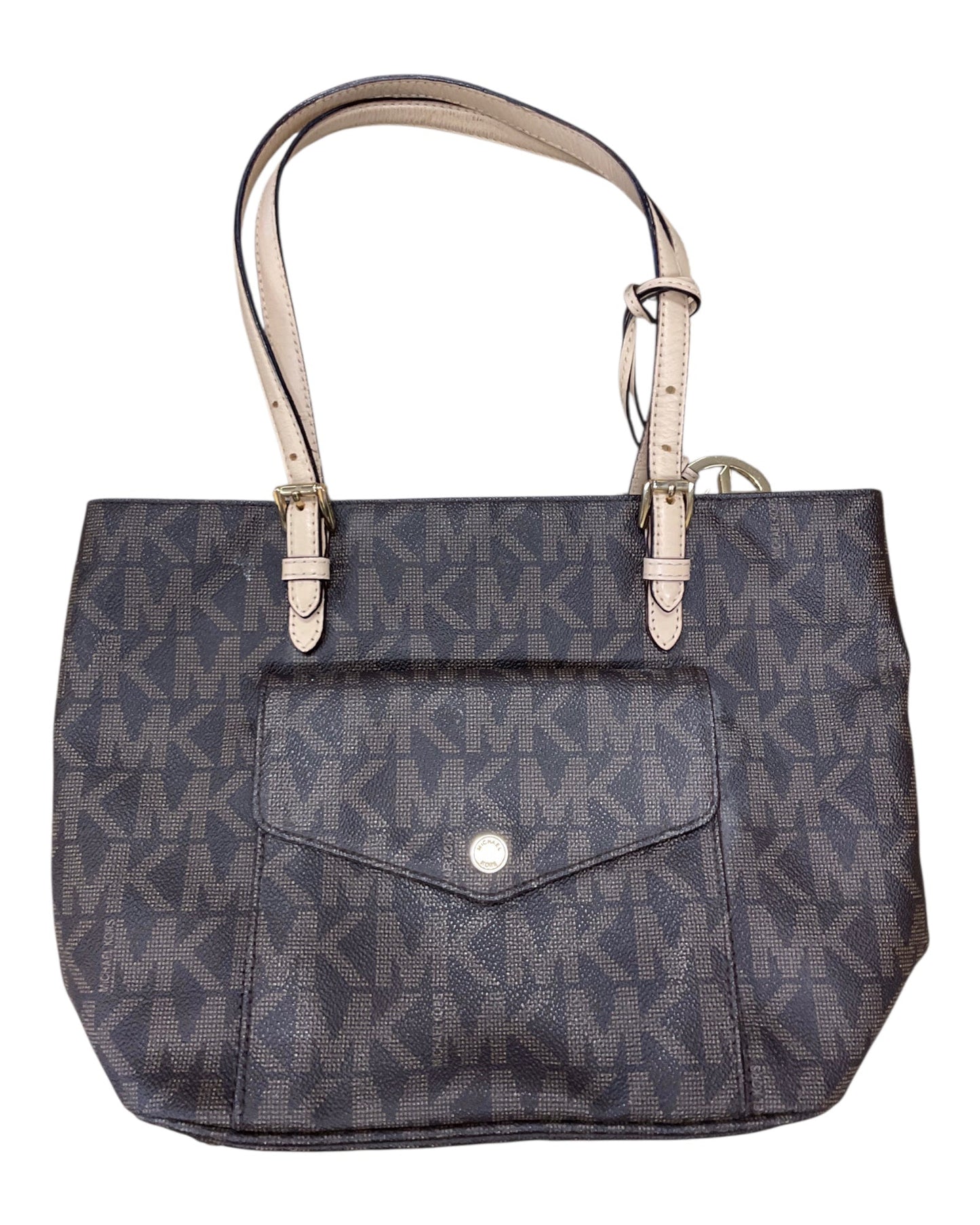 Handbag Designer By Michael Kors In Brown, Size:Medium