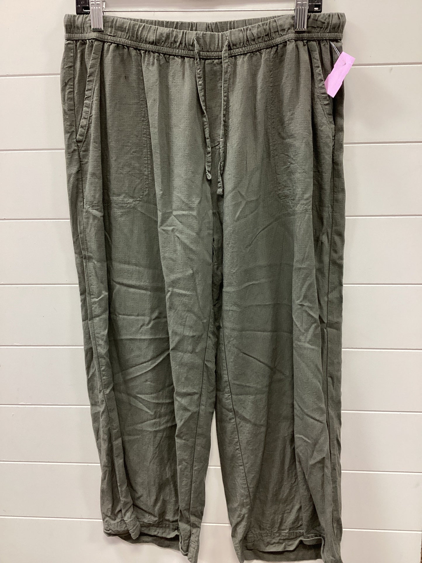 Pants Linen By Splendid In Green, Size:M