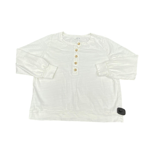 Top Ls By Loft In Cream, Size:Xl