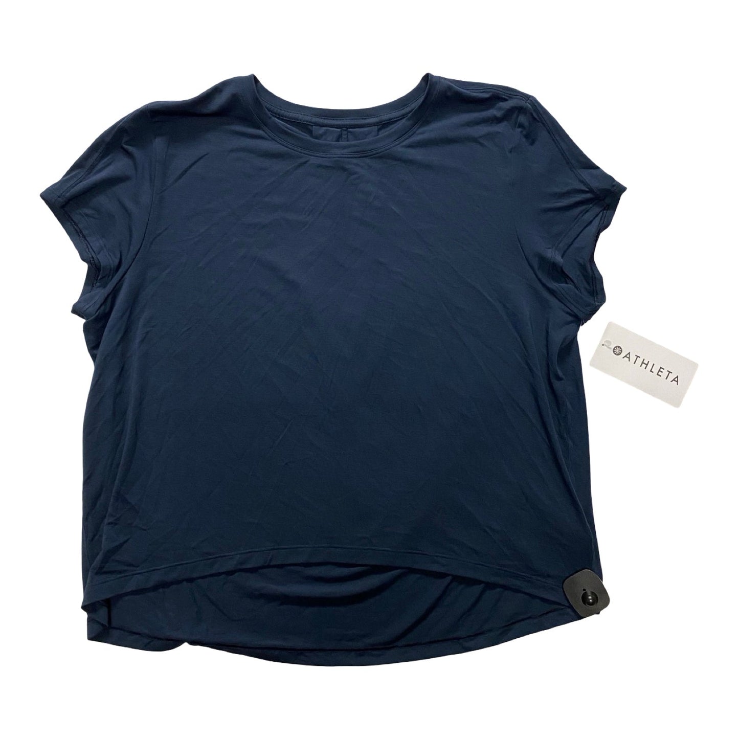 Athletic Top Ss By Athleta In Navy, Size:S