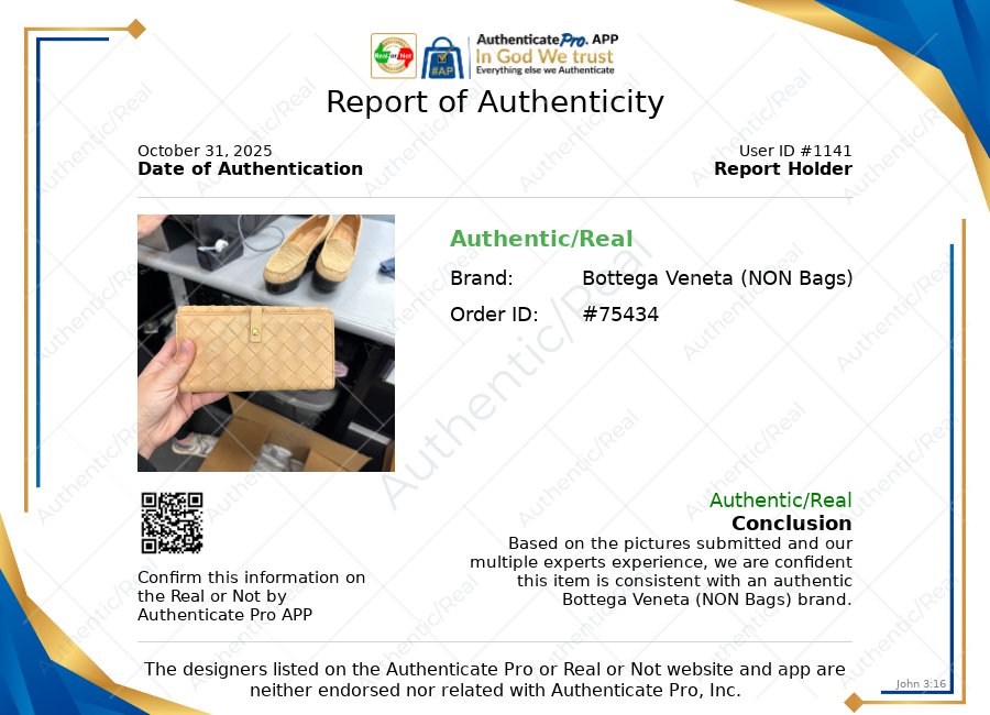 Wallet Luxury Designer By Bottega Veneta In Tan, Size:Medium