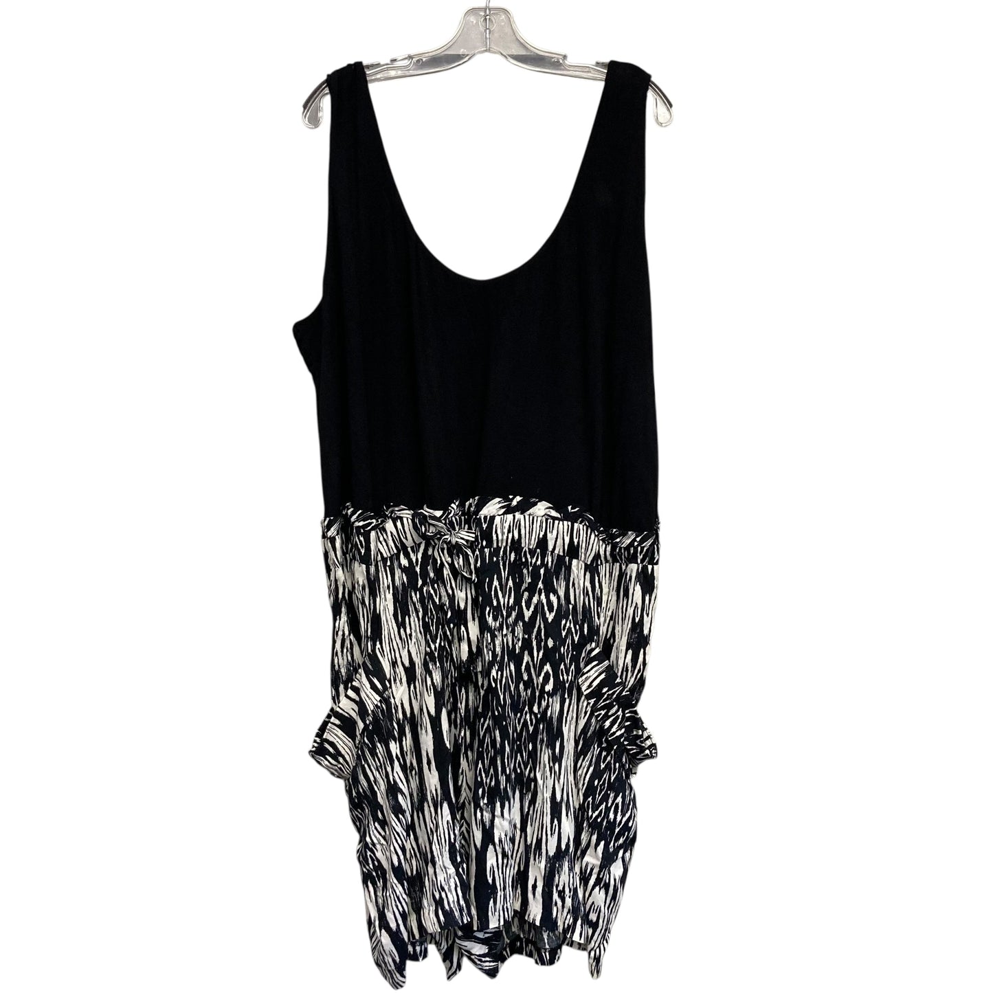 Romper By Torrid In Black & Tan, Size:4X