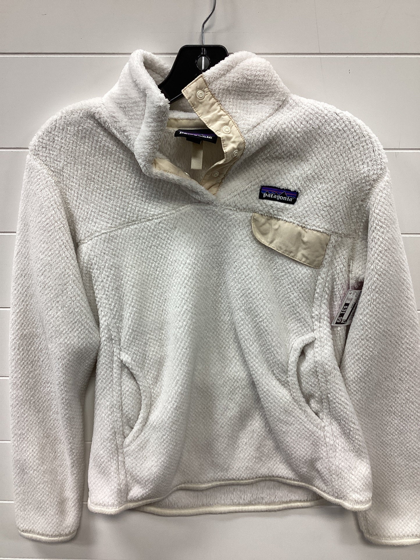Athletic Fleece By Patagonia In Cream, Size:M