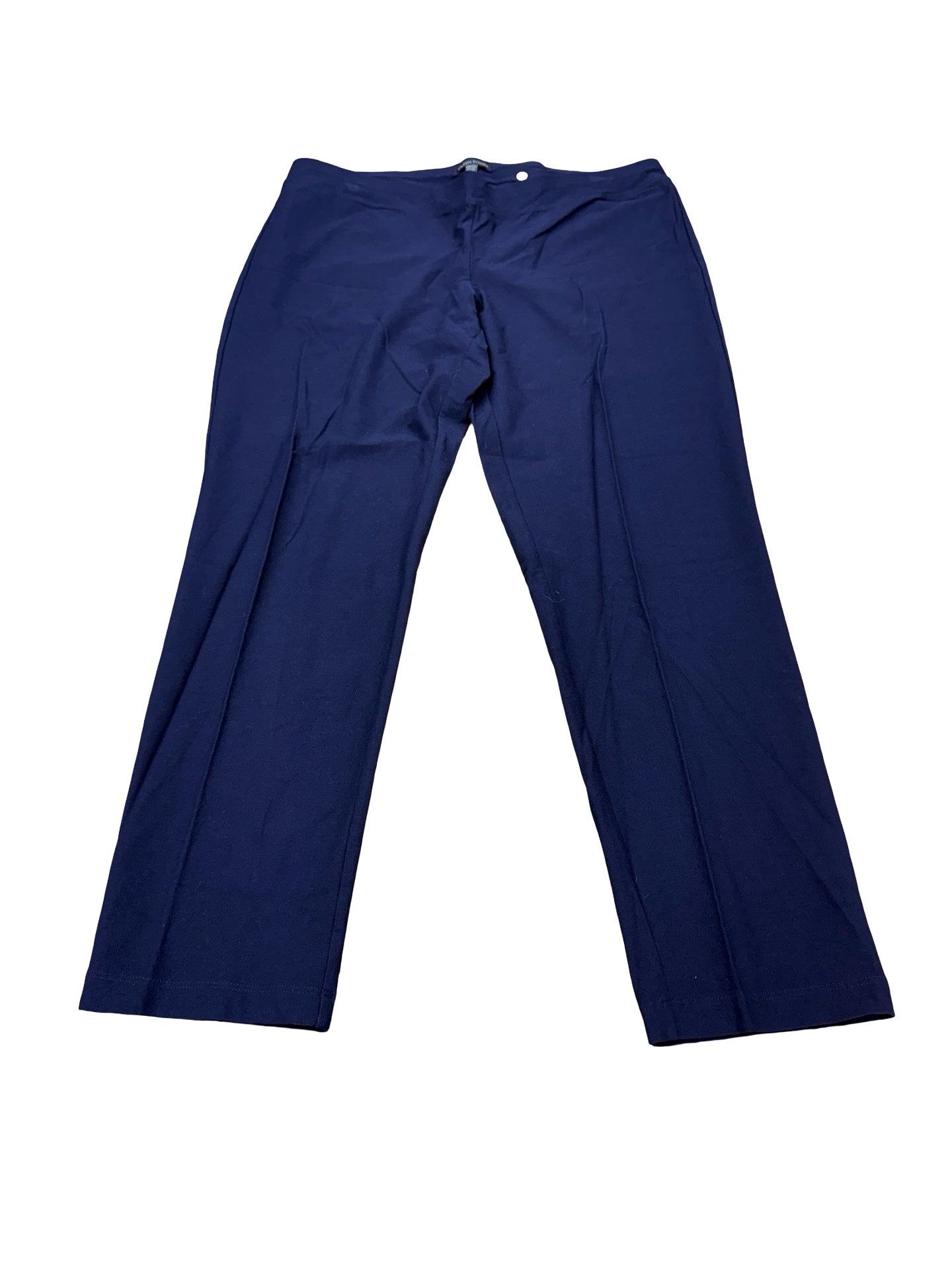 Pants Designer By Eileen Fisher In Navy, Size:L