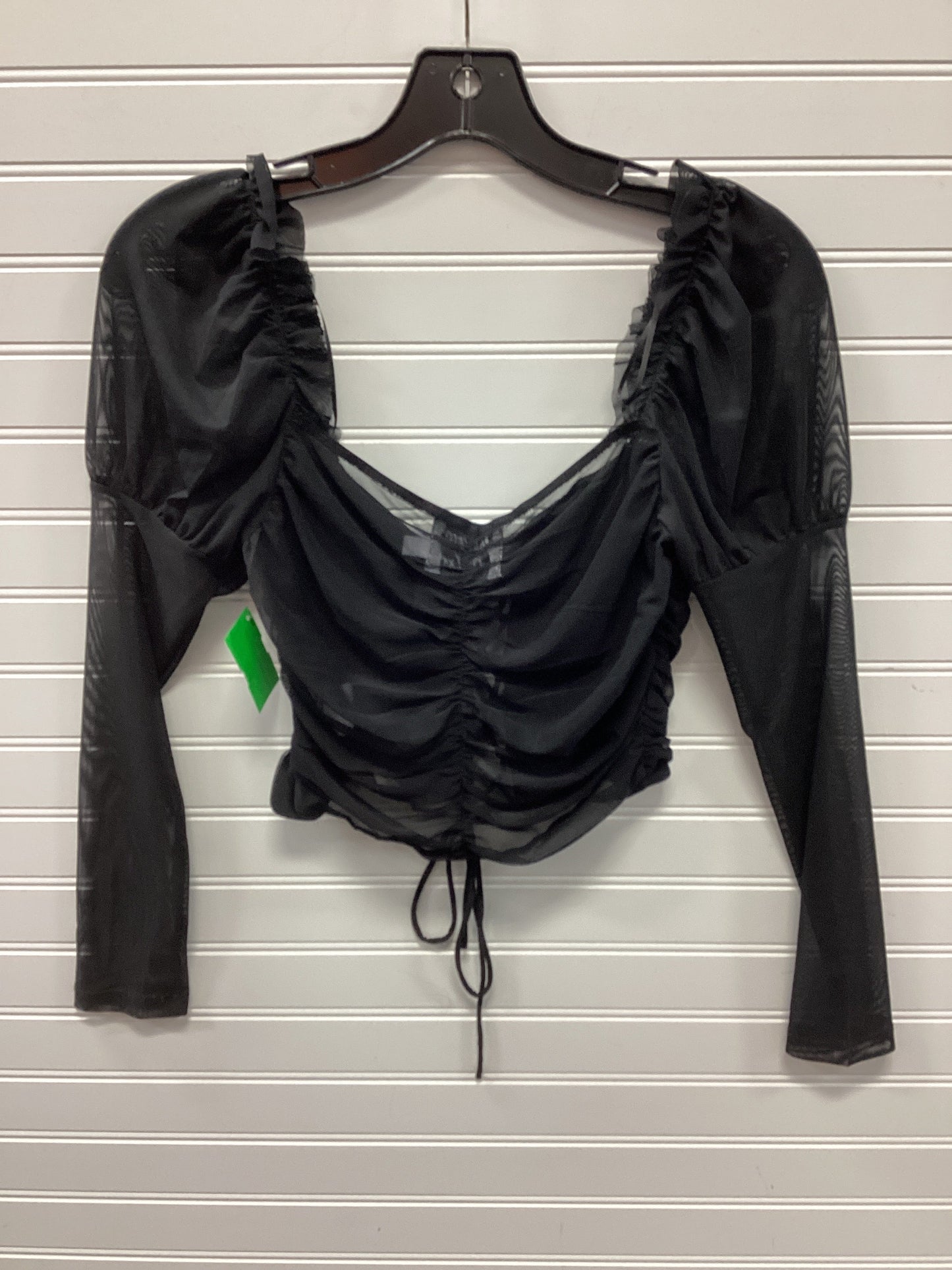 Top Ls By Princess Polly In Black, Size:6
