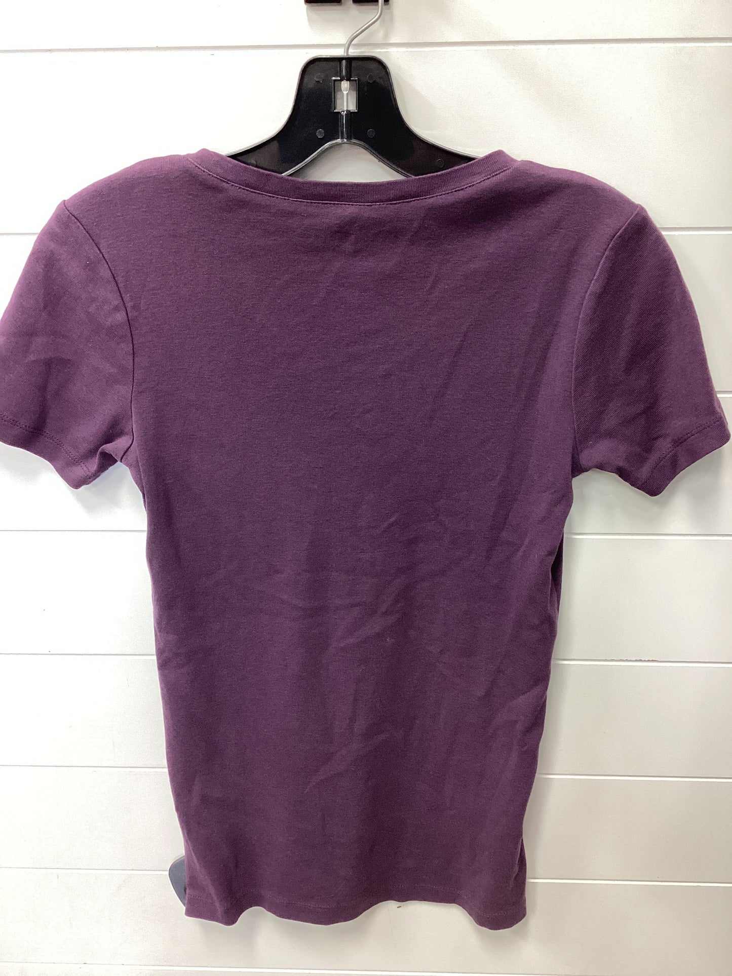Top Ss Basic By Eddie Bauer In Purple, Size:Xs