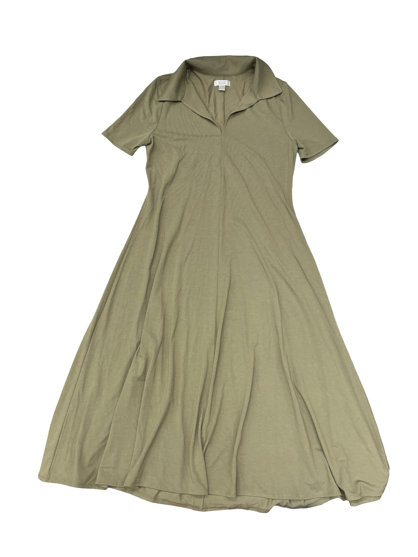 Dress Casual Midi By Nordstrom In Green, Size:M
