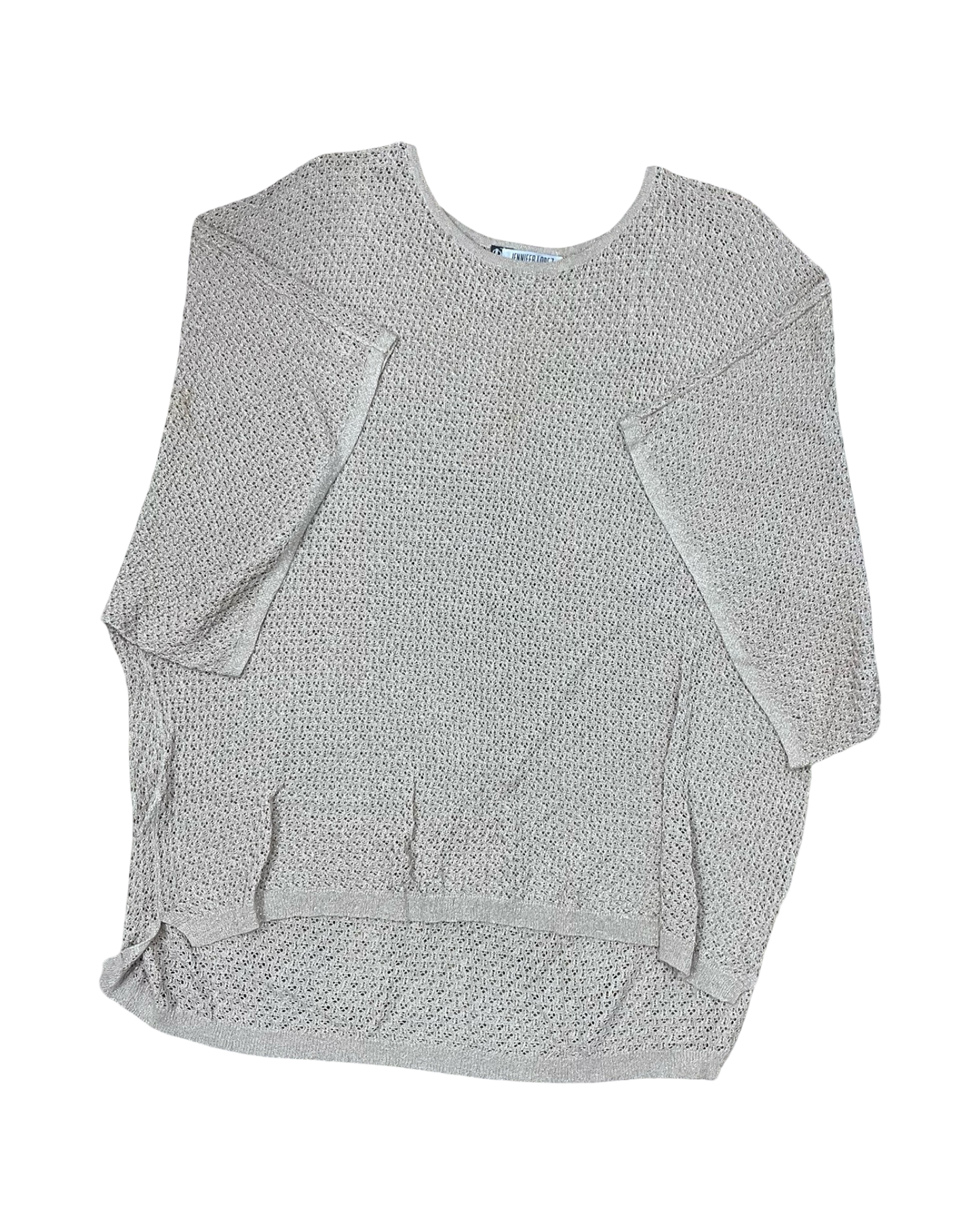 Top Ls By Jennifer Lopez In Gold, Size:Xl