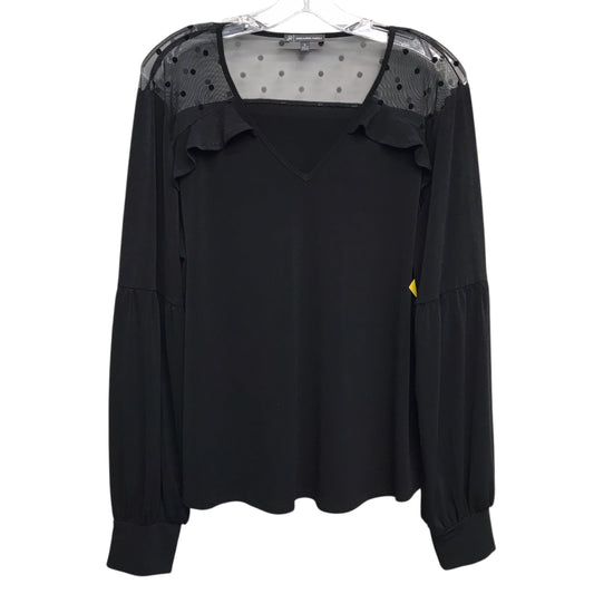 Top Ls By Adrianna Papell In Black, Size:Xl