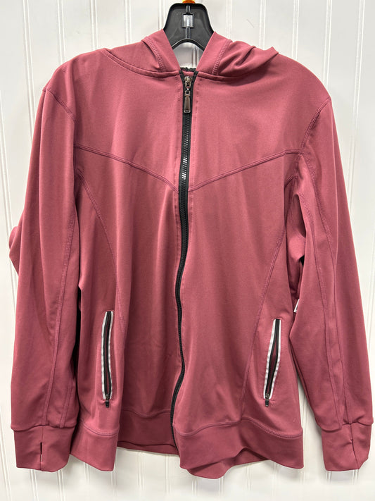 Athletic Jacket By Cmc In Purple, Size:2X