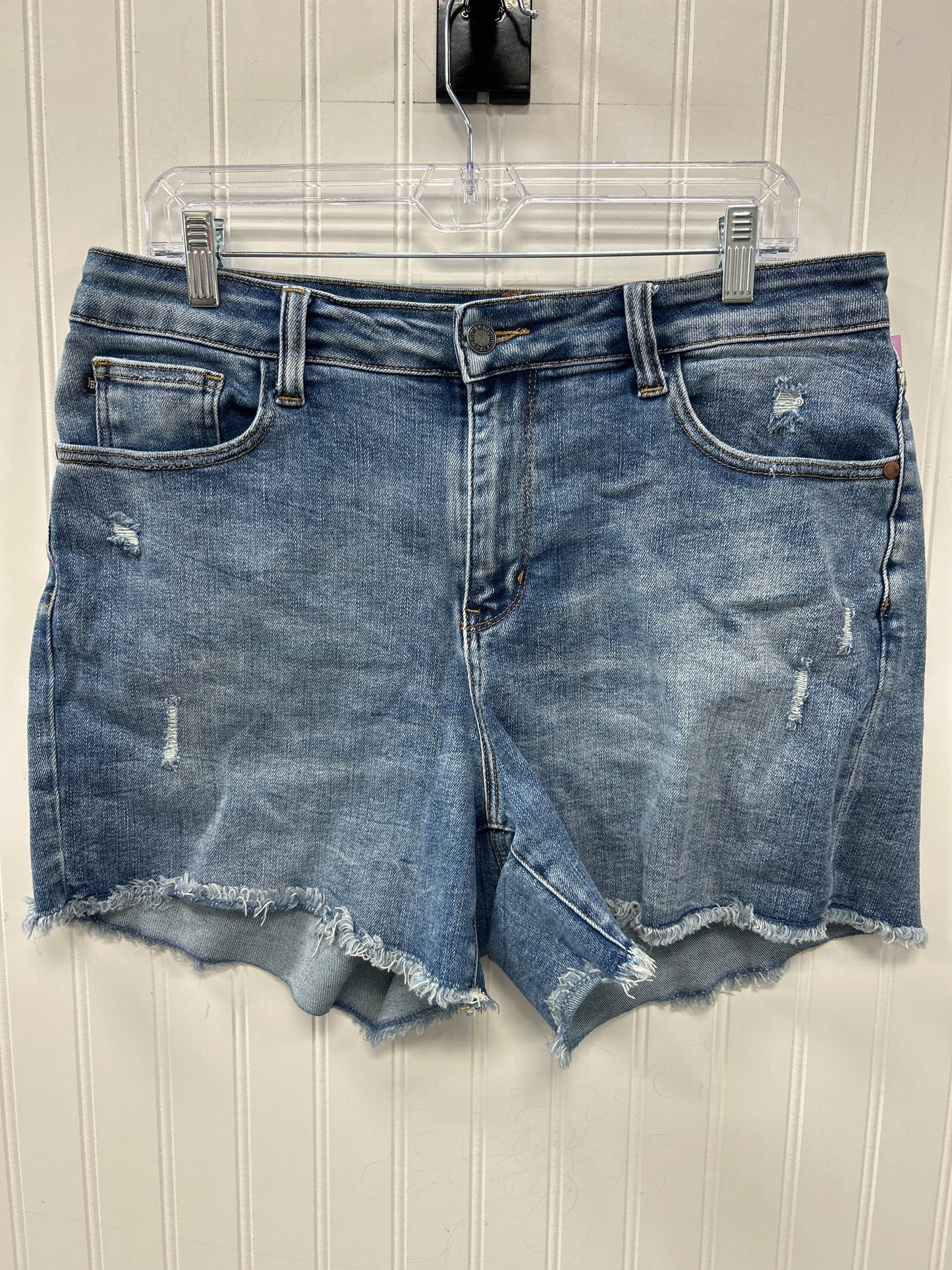 Shorts By Judy Blue In Blue Denim, Size:1X
