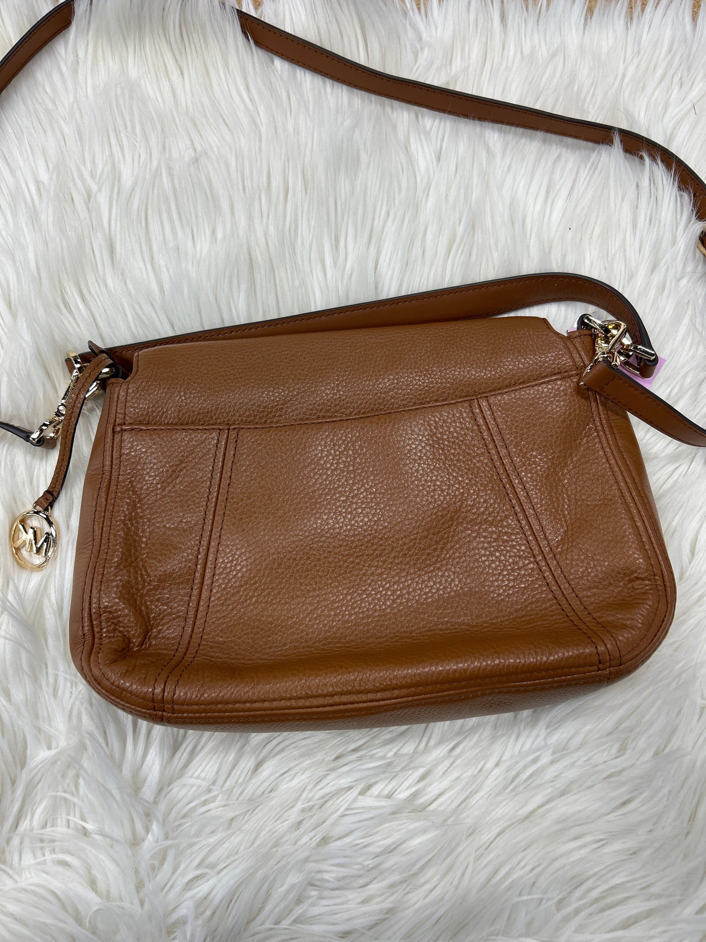 Handbag Designer By Michael Kors In Brown, Size:Large