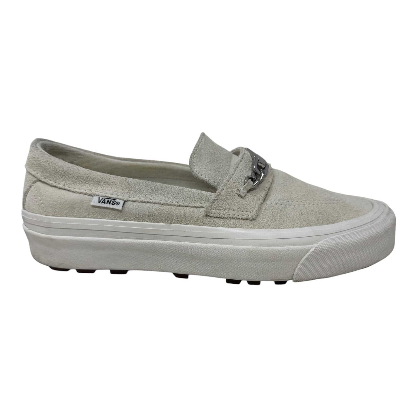 Shoes Sneakers By Vans In Cream, Size: 8.5
