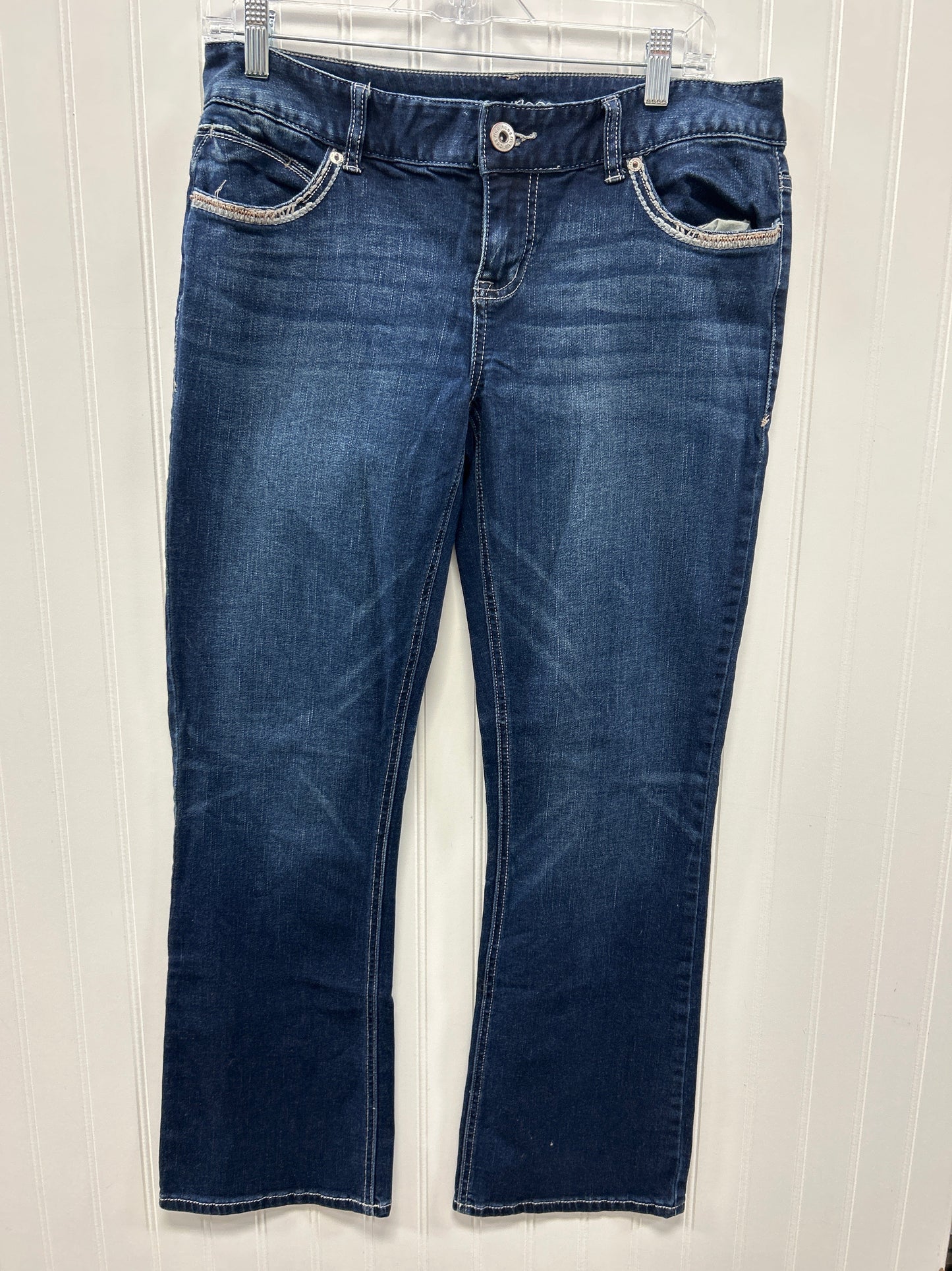 Jeans Flared By Maurices In Blue Denim, Size:10