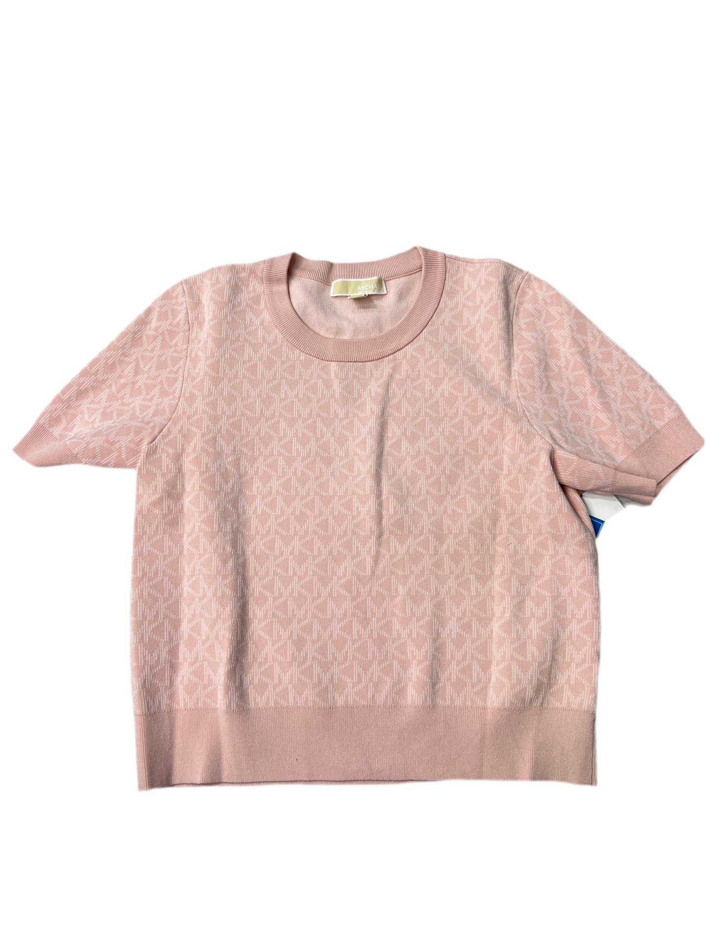 Top Short Sleeve By Michael By Michael Kors In Pink, Size: L