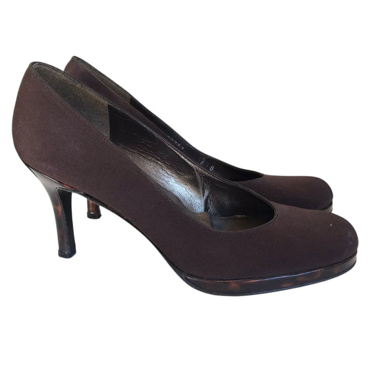 Shoes Designer By Stuart Weitzman In Brown, Size:6