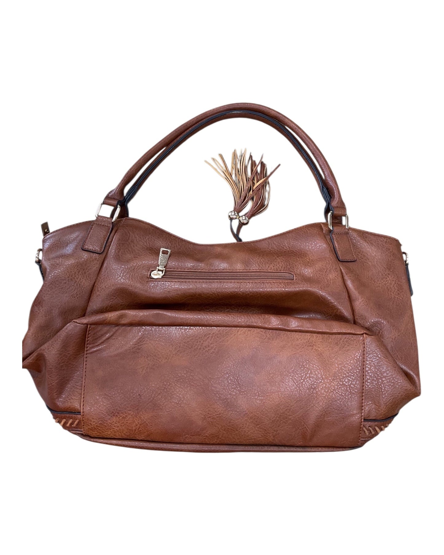 Handbag By Clothes Mentor In Brown, Size:Large