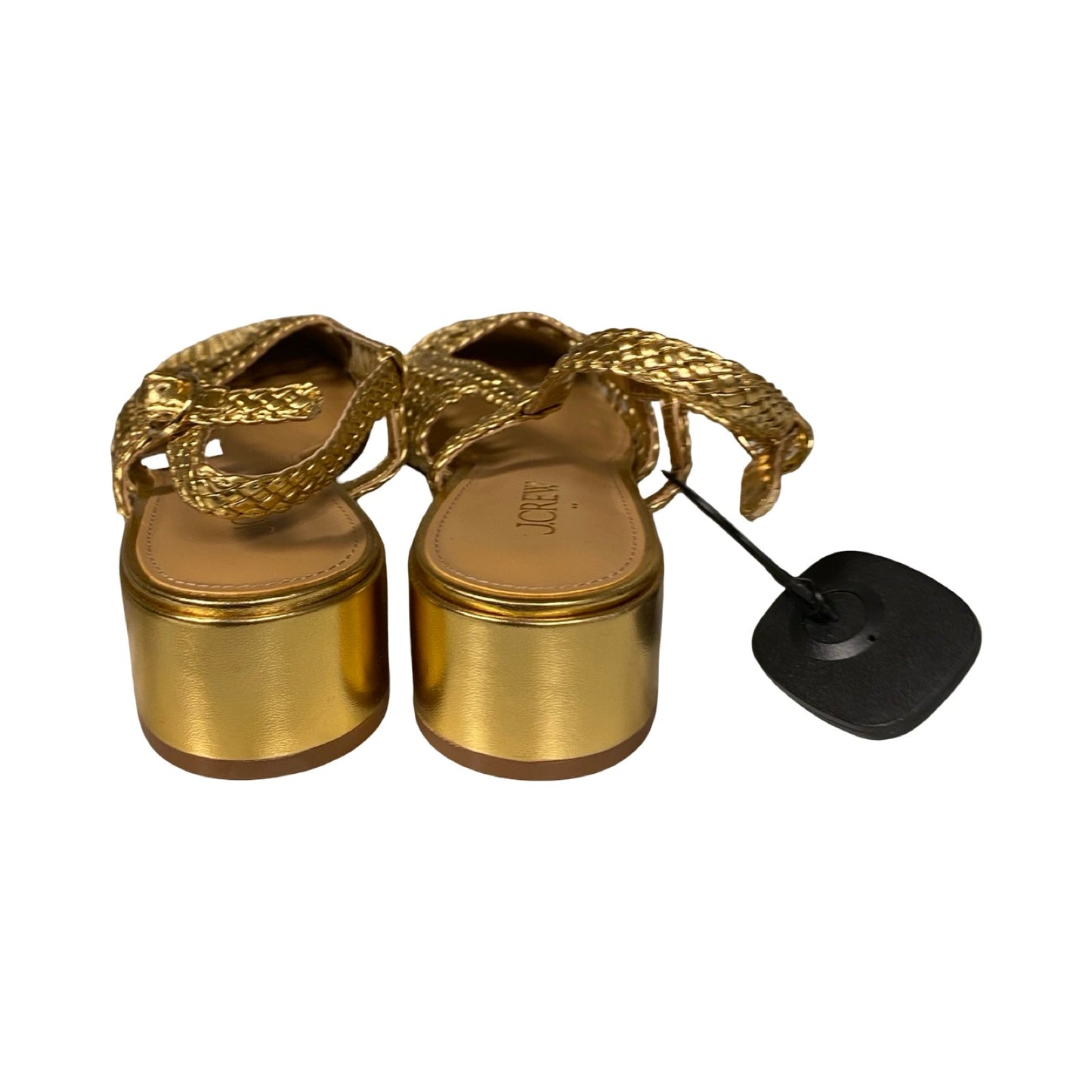 Shoes Flats By J. Crew In Gold, Size:7.5