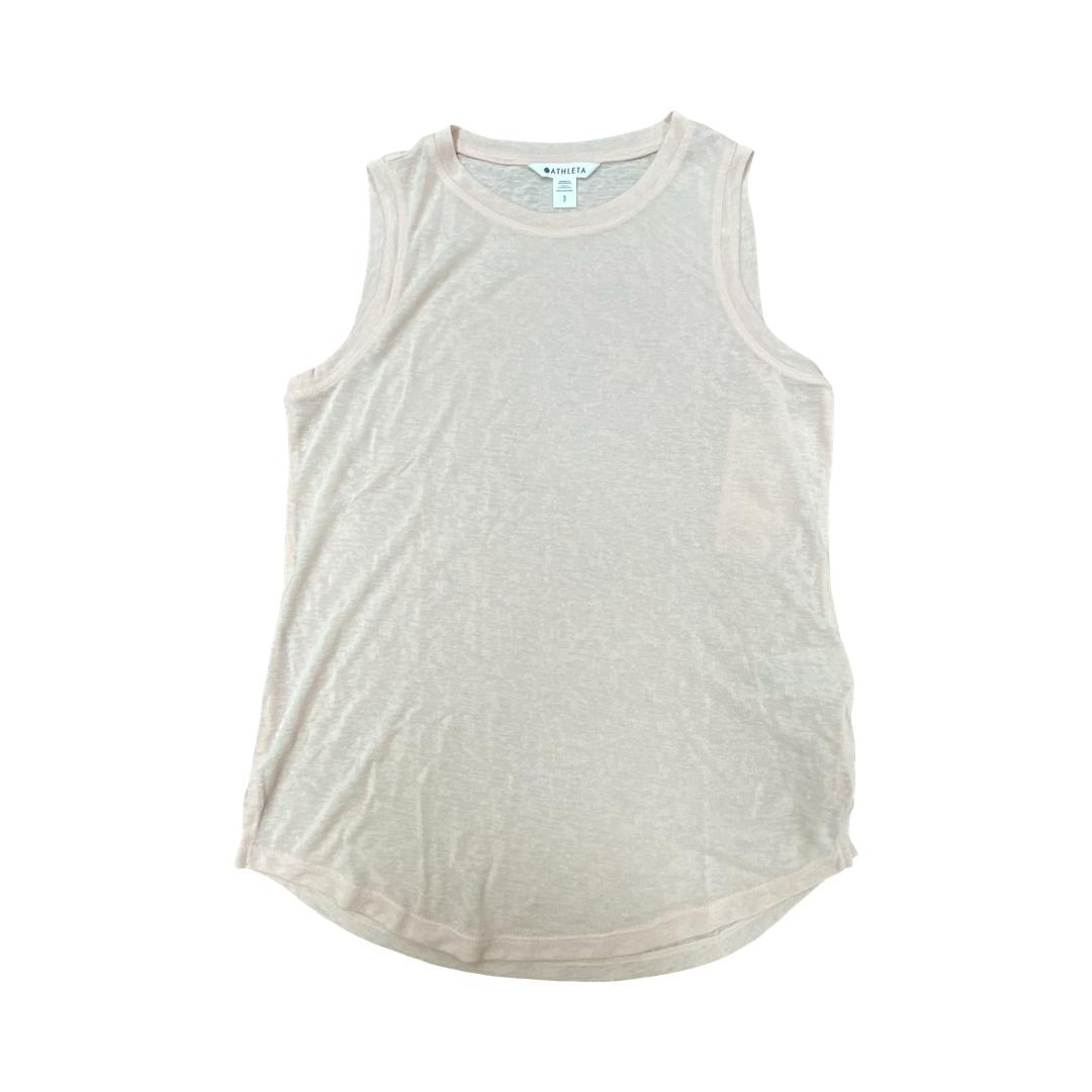 Athletic Tank Top By Athleta In Pink, Size:S