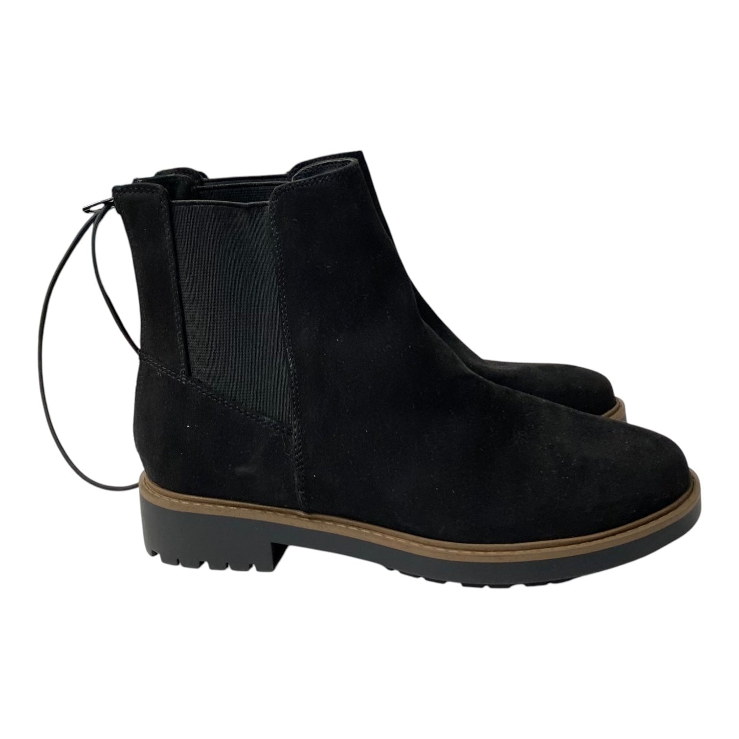 Boots Ankle Flats By Esprit In Black, Size:6.5