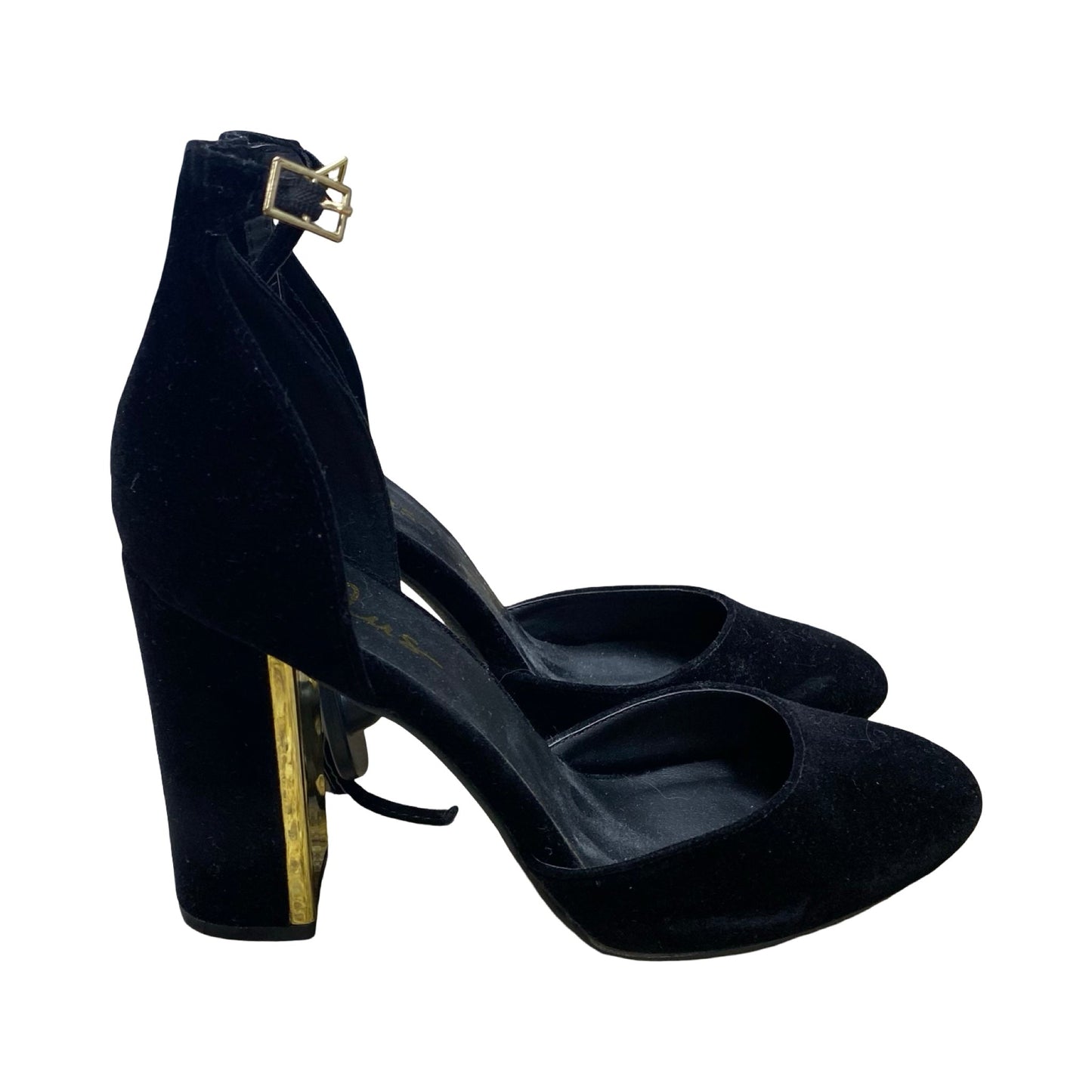 Shoes Heels Block By Lulus In Black, Size:8.5