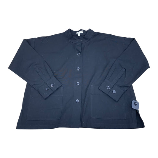 Blazer Designer By Eileen Fisher In Black, Size:S
