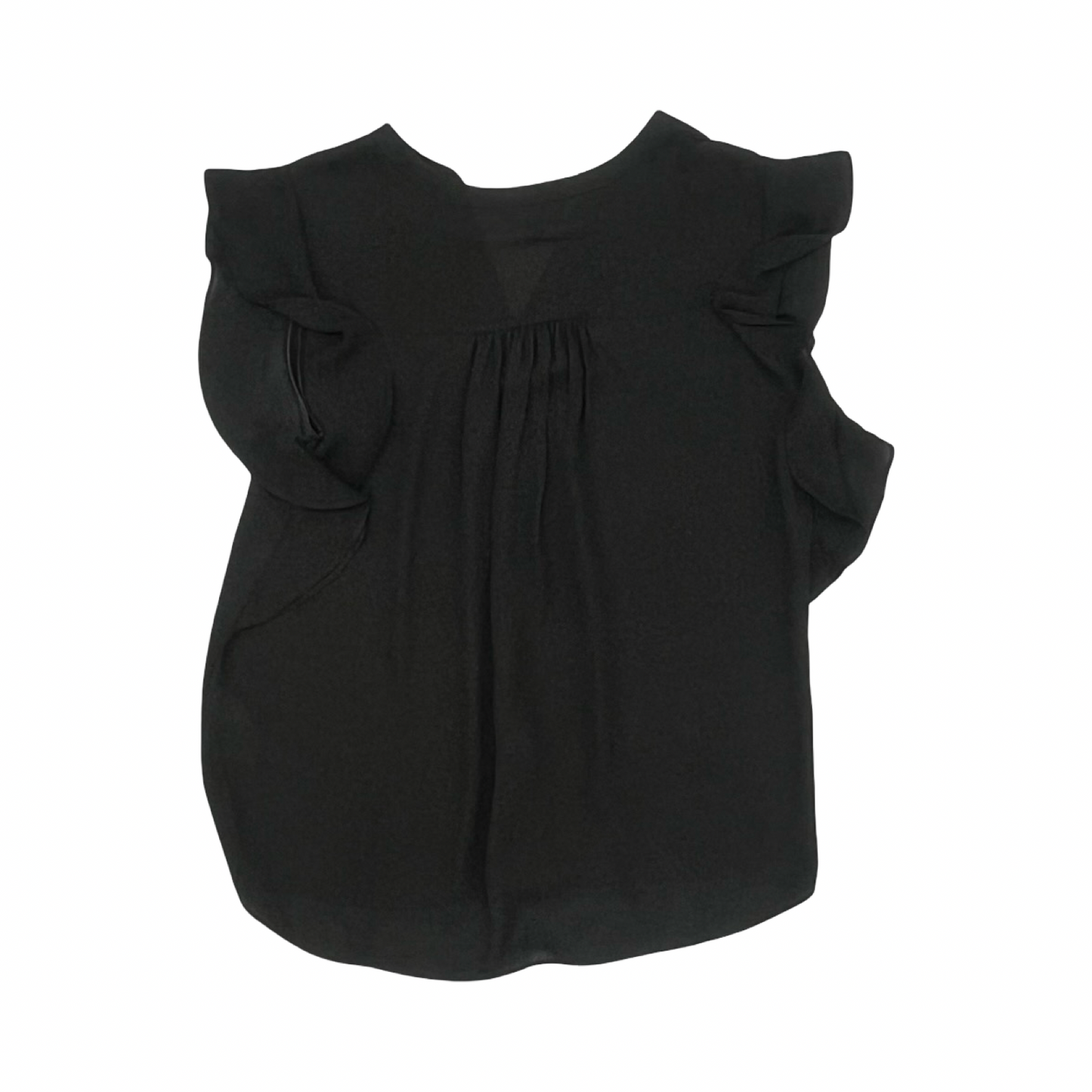 Blouse Ss By Banana Republic In Black, Size:M
